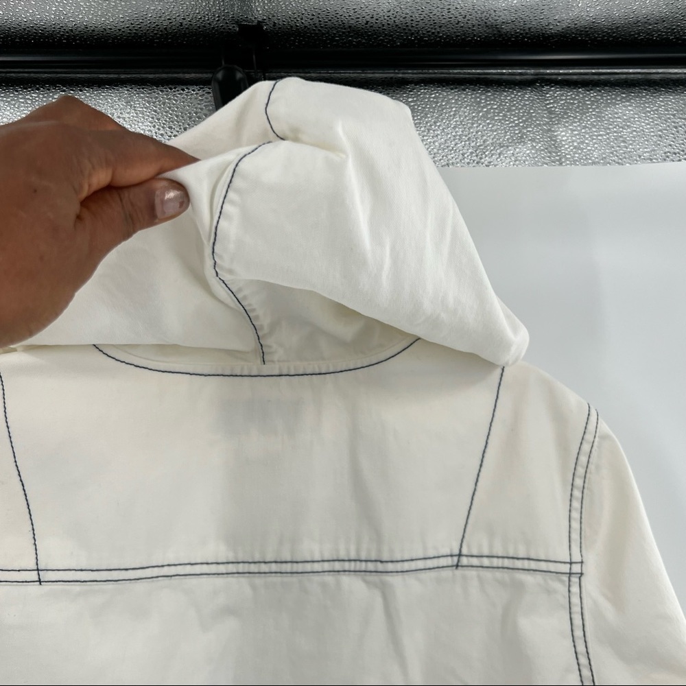 Orvis white zip up hooded lightweight jacket size M - Picture 7 of 8